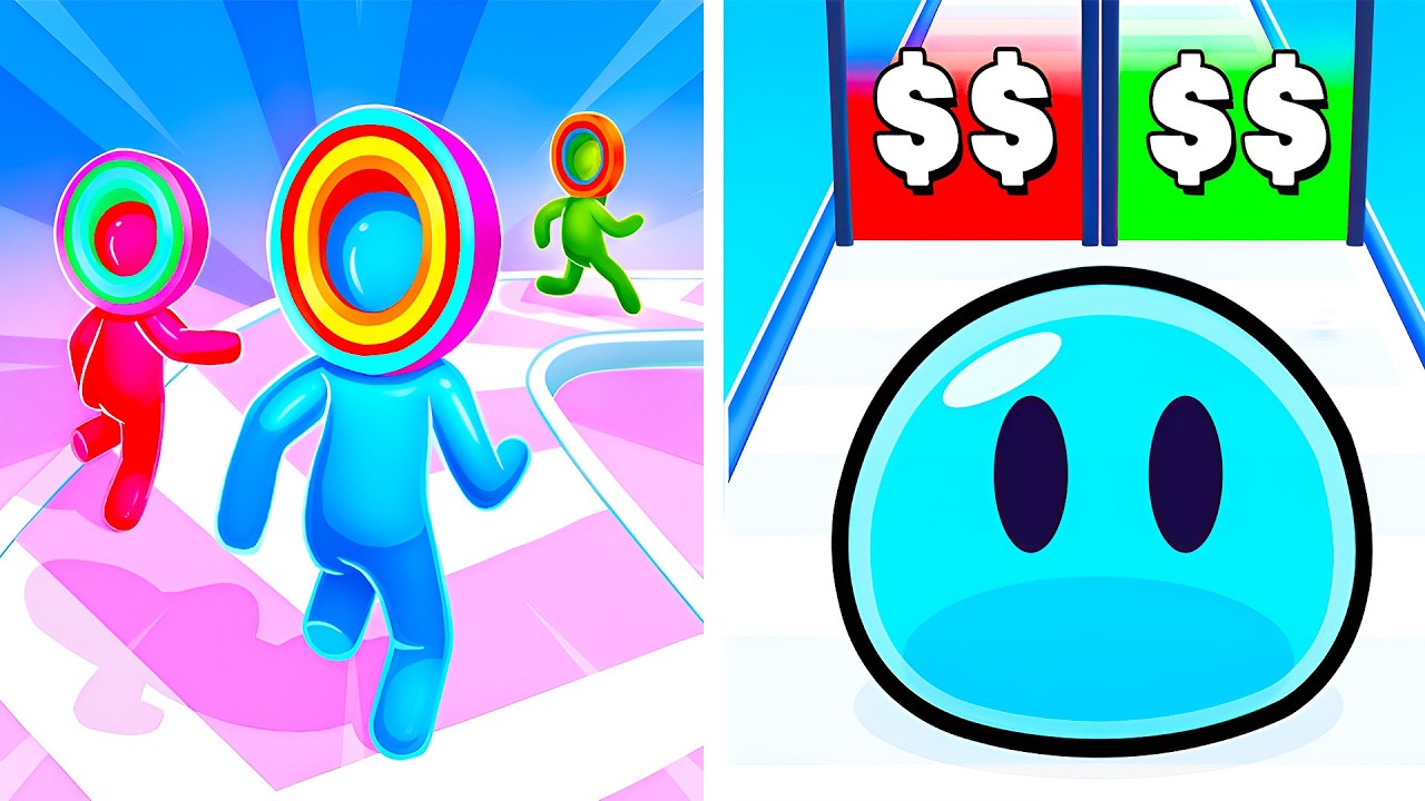 Layer Man 3D VS Slime Run Race 🧱🟢 All Levels Max Update Walkthrough Mobile NEW Gameplay L3RX