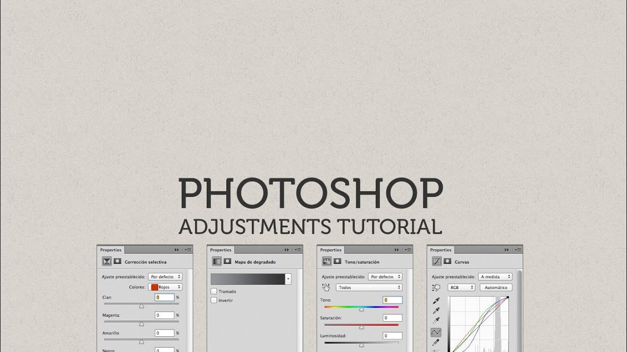 #11 - Adjustments - Photoshop for beginners (PSD Box)