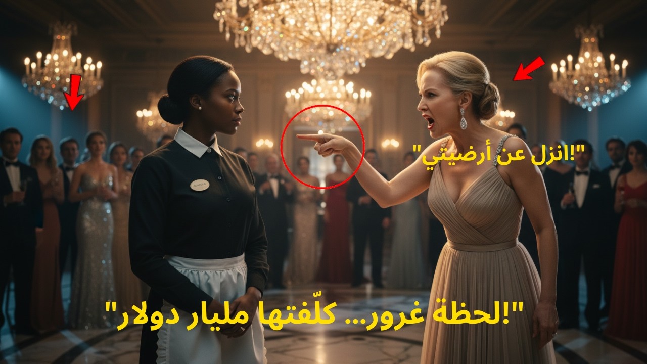 مليارديرة تُهين خادمة في حفل فاخر… ثم يكتشف الجميع أن زوجها ألغى صفقة بمليار دولار في لحظة! 😳🔥