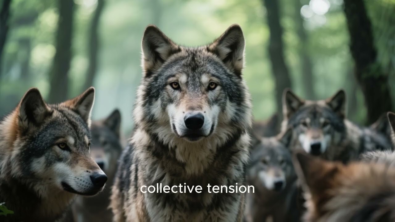 Hierarchy and territory of wolf packs
