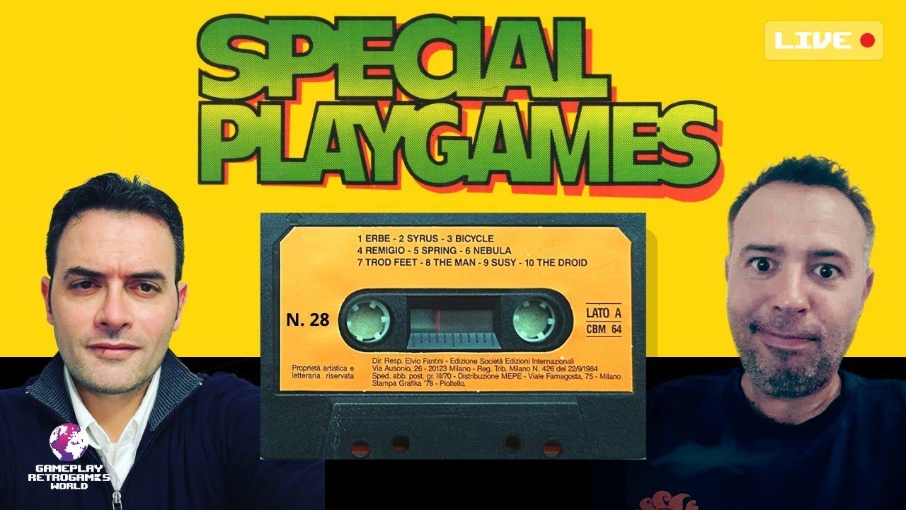 Special Playgames Numero 28 (C64) - [ CASSETTE EDICOLA ]
