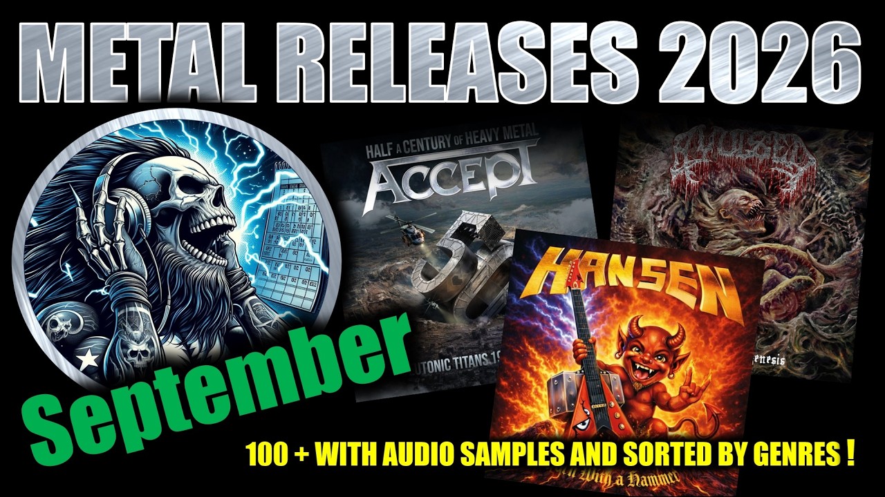 New Metal albums September 2026 - Preview of 100+ Upcoming Metal releases