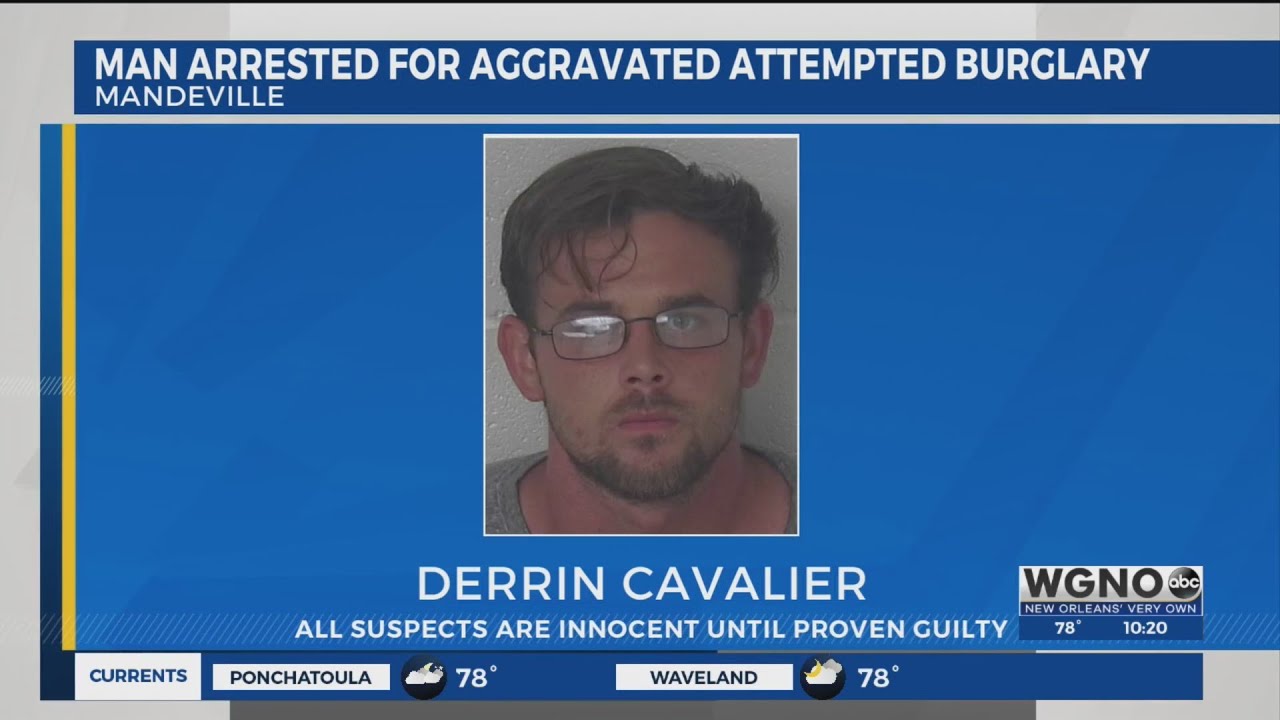 Man caught on doorbell camera carrying several weapons, arrested after failed burglary attempt