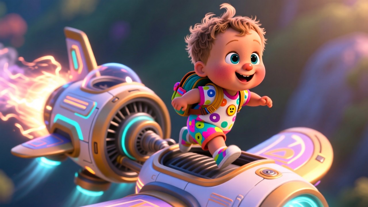 Zoom Zoom Magical Day 🚀✨ Fun Kids Song | Playful Adventure for Toddlers