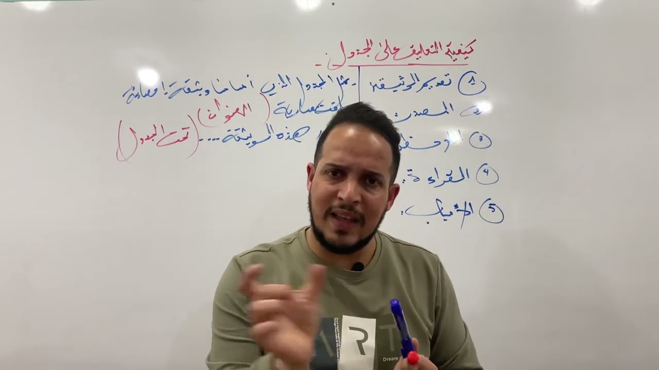 كيفية التعليق على الجدول في الجغرافيا في 5 دقائق و امكانية كسب 8 نقاط