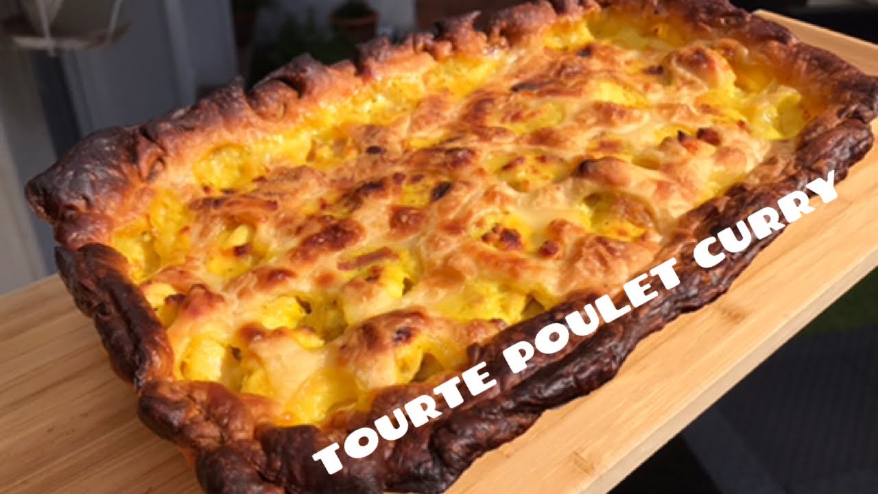 TARTE AU POULET ET AU CURRY : l'atelier culinaire Guy Demarle