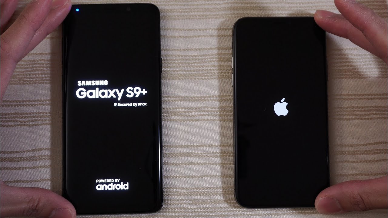 Galaxy S9 Plus vs iPhone X - Speed Test! Can the Knight eat an Apple?