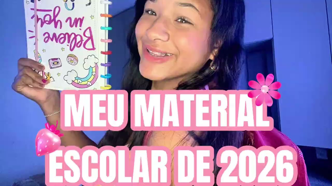 Meu material de 2026!!📚