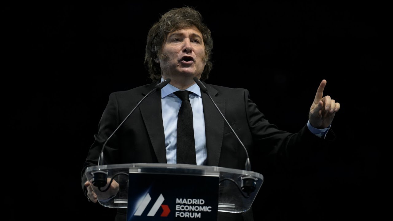 Clausura del Madrid Economic Forum de Javier Milei.