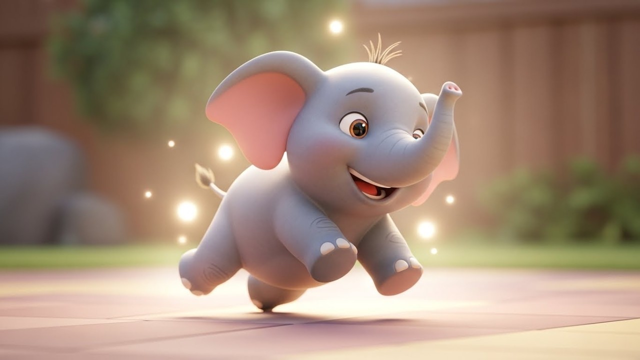 Слоненок учится прыгать 🐘🤸‍♂️😄 | Мультфильм для детей и весёлые приключения