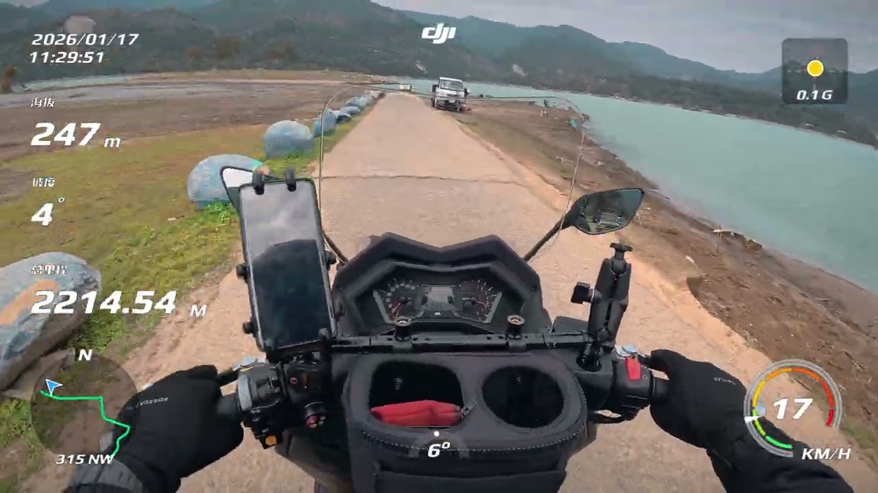 1150117大山騎士-浪漫台三線的大羊騎行-再訪曾文水庫 ( SYM MAXSYM400  POV )