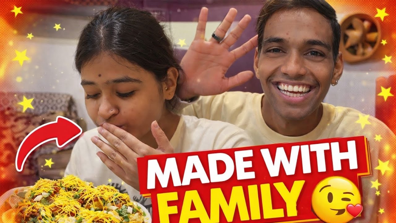 Making Shevpuri at Home with Family 🥗 | Family Masti Vlog | Indian Street Food | Indian Family Vlog