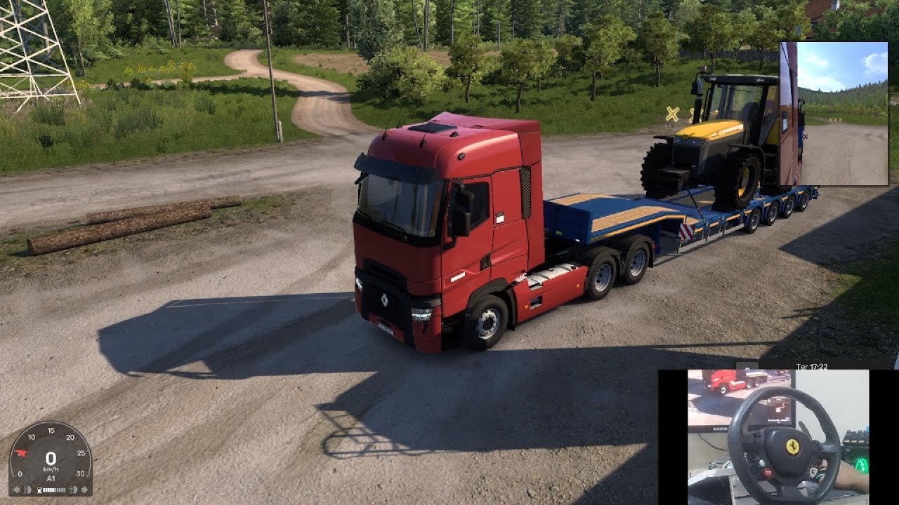 ETS2 com Volante Caseiro🔥Gameplay Realista Euro Truck Simulator 2  #ets2  #volantecaseiro