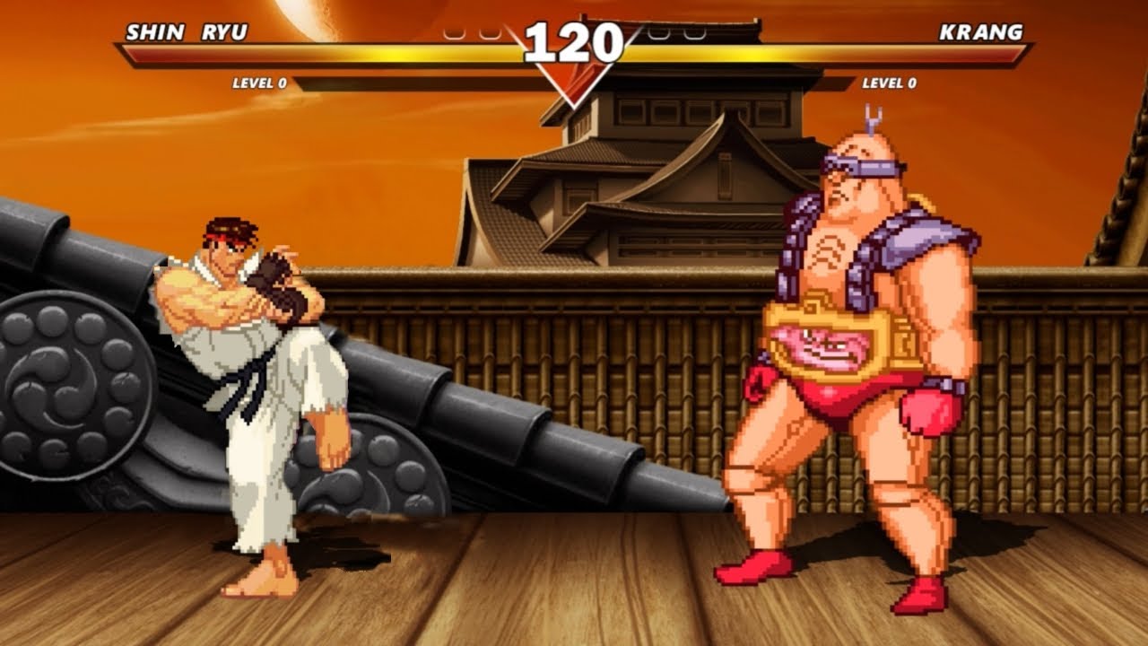SHIN RYU vs KRANG (TMNT) - HIGH LEVEL INSANE EPIC FIGHT!