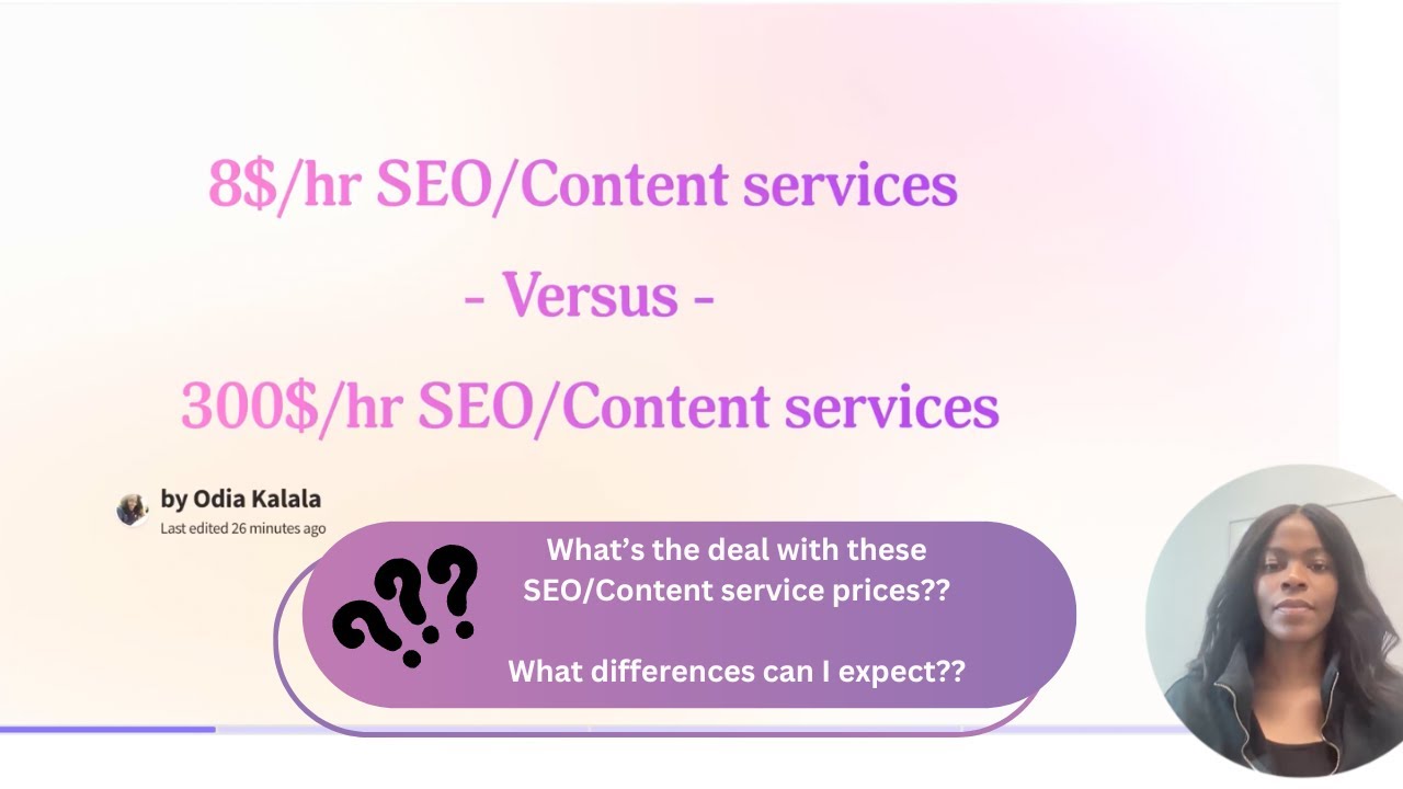 Are High Cost SEO/Content Marketing Services a Scam???