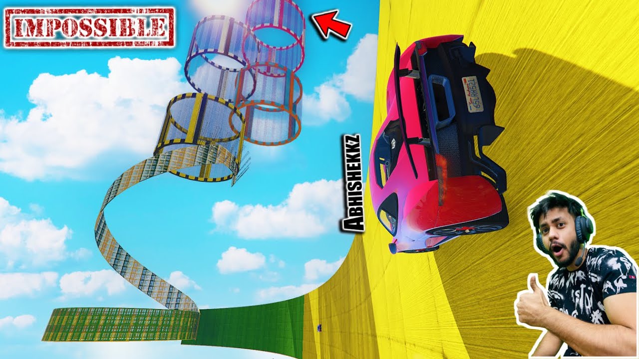 I Used 1000 IQ To Finish This impossible WallRide Parkour GTA 5