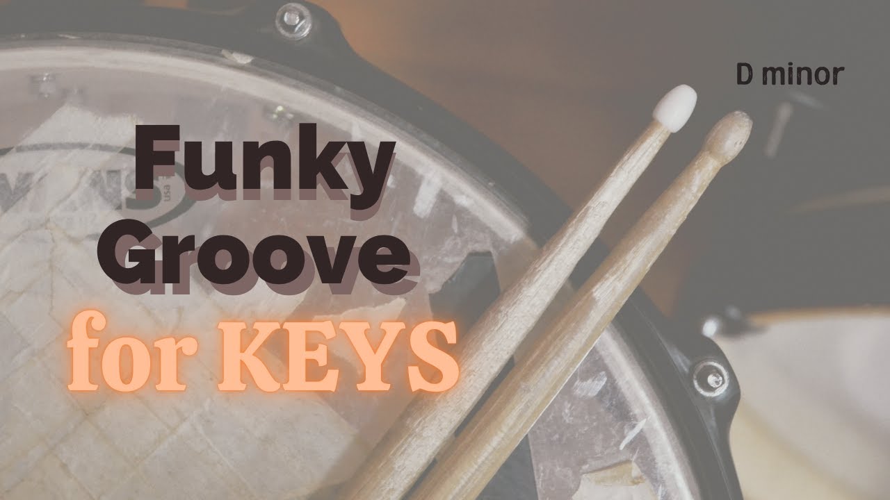 Funky Groove / Funk Fusion | Backing Track for Keys in D minor | 105 BPM | NO KEYS
