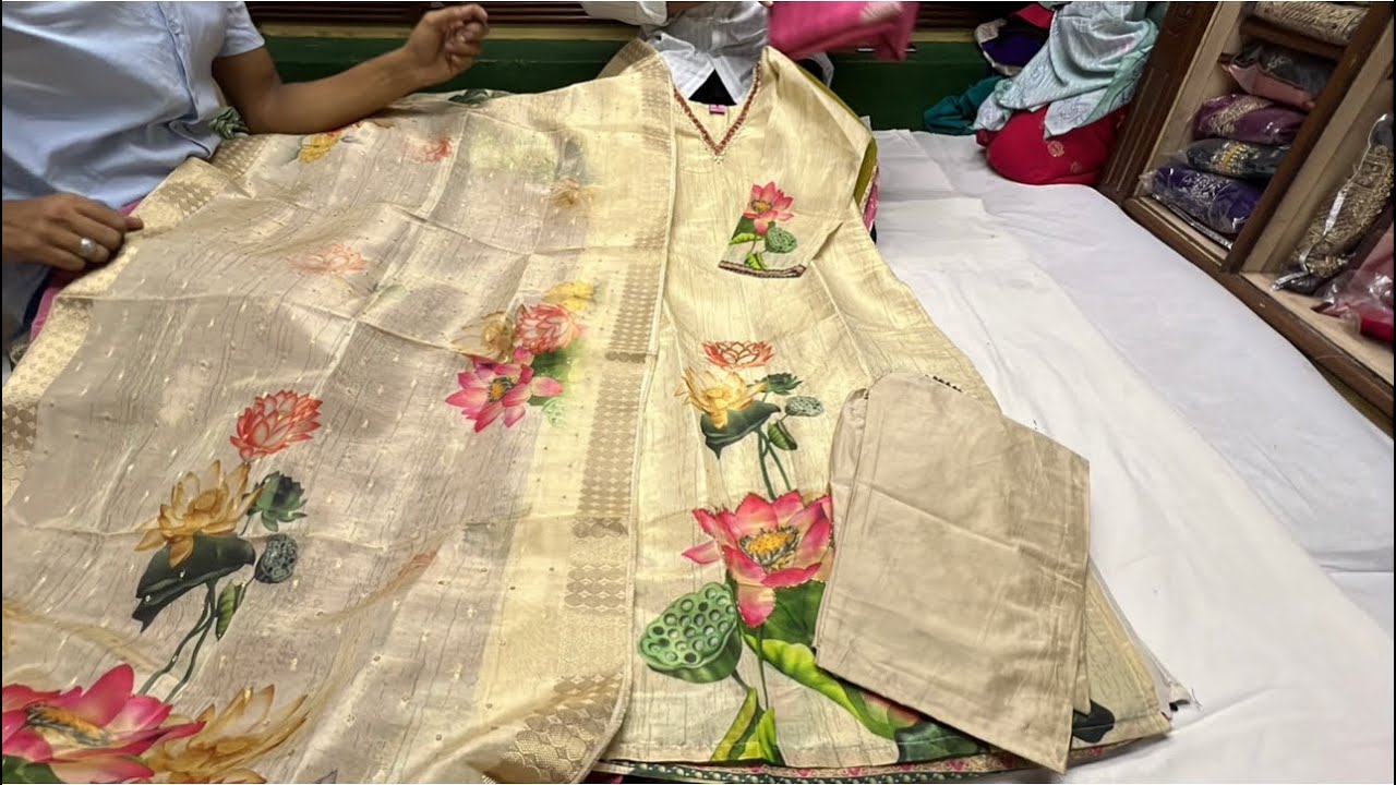 Chickpet Bangalore wholesale designer kurti sets||Single piece courier available