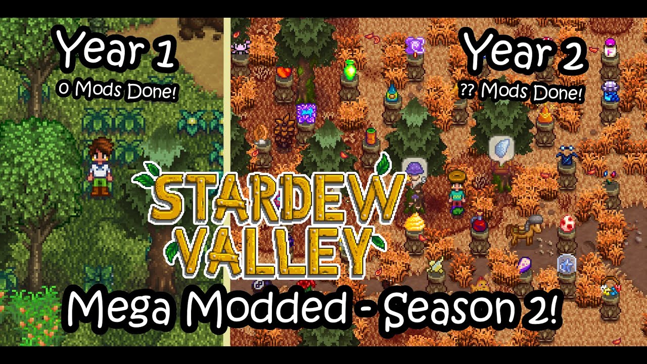 Stardew Valley with TOO MANY ITEMS! (And VOICE MOD)- Mega Modded - Season 2!