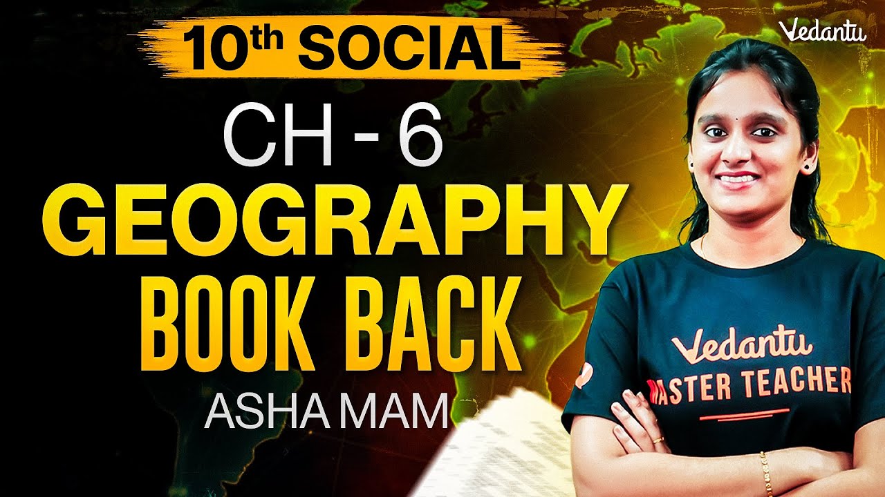 10th Social | Geography Chapter 6 Book Back | State Board | Asha Ma'am