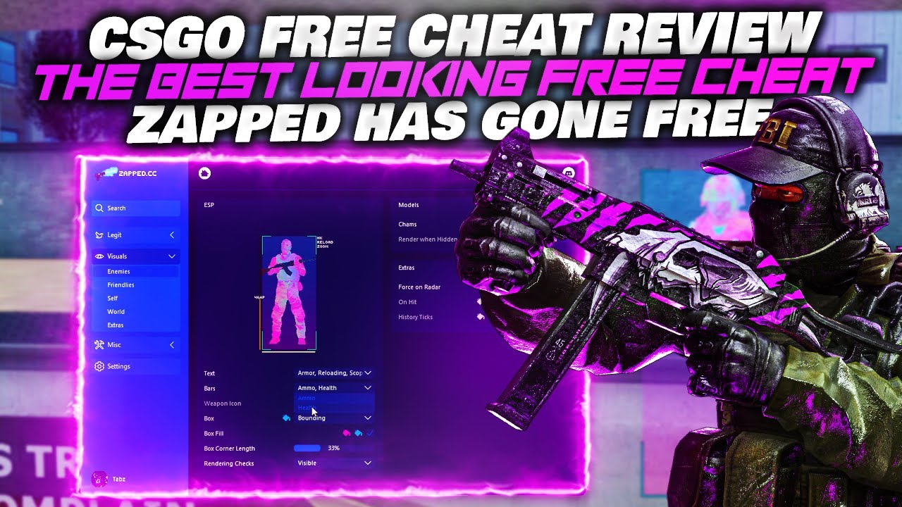 BEST LOOKING CSGO FREE CHEAT | ZAPPED.CC HAS GONE FREE | SAFE DOWNLOAD