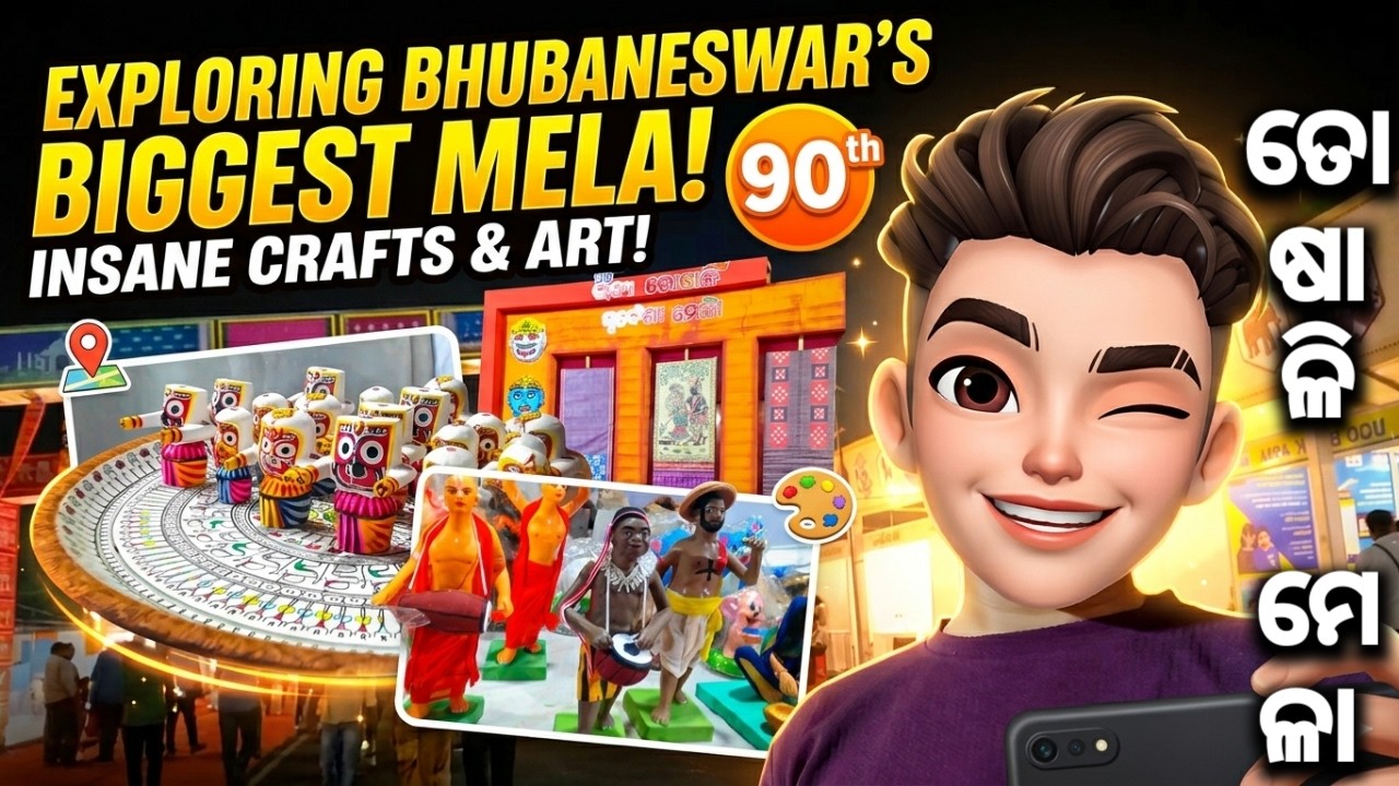 TOSHALI MELA 2026 | The Ultimate Guide to Odisha's Biggest Cultural Fest🎨@Moblogging #Bhubaneswar