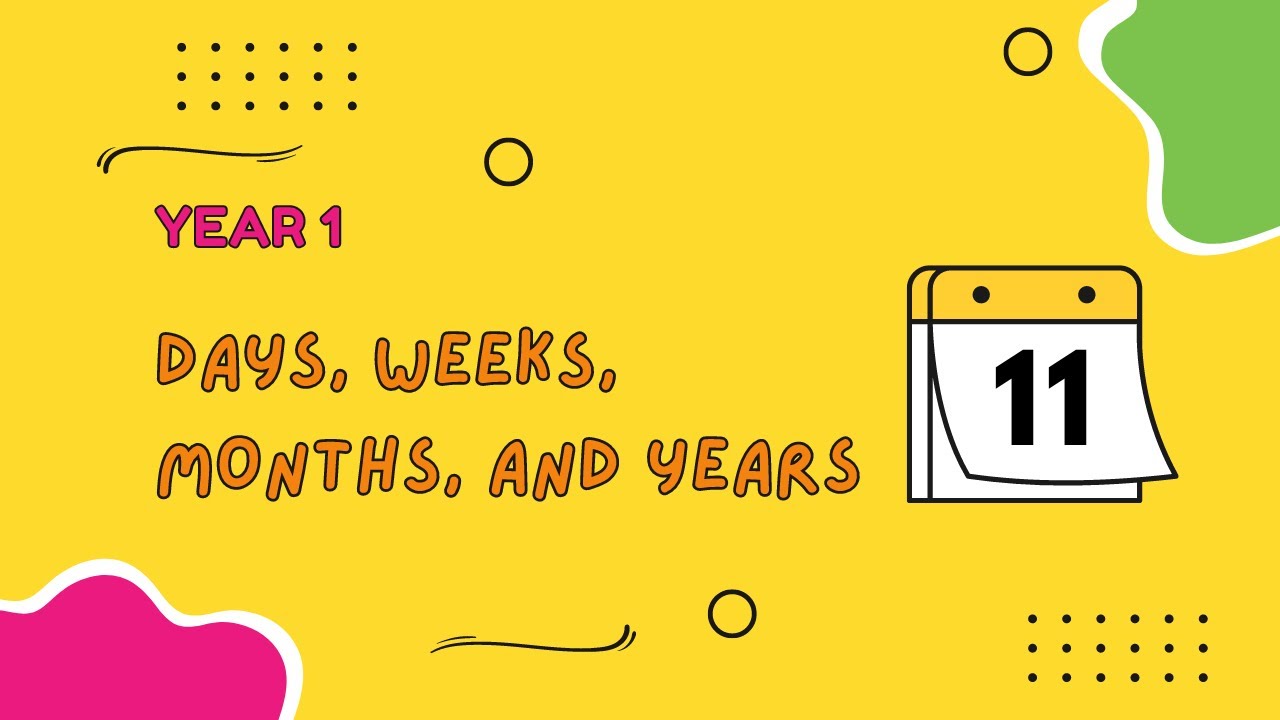 Days, Weeks, Months, Years: A Time Journey with Education Capsule