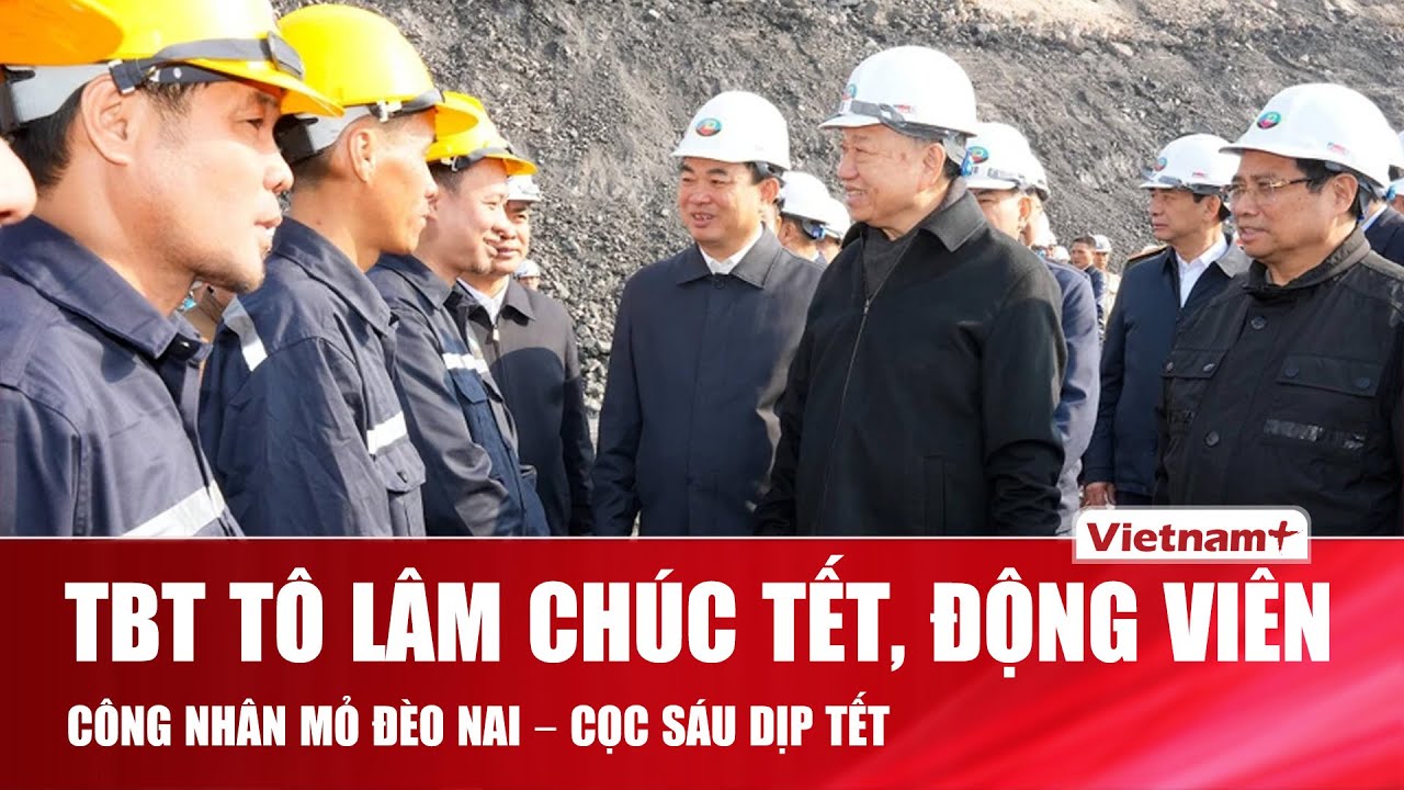 Tổng Bí thư Tô Lâm chúc Tết, tặng quà, động viên công nhân ngành than tại Quảng Ninh
