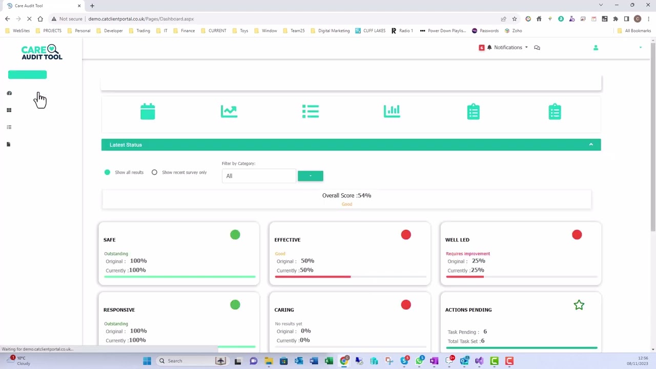 Care Audit Tool Instant results for each audit