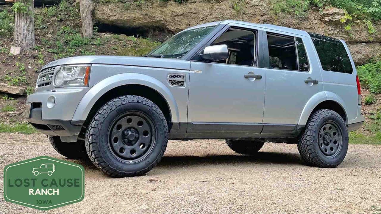 Budget Land Rover LR4 Overland Build | Part 1| Lift, Steel Wheels, Oversized Tire Install