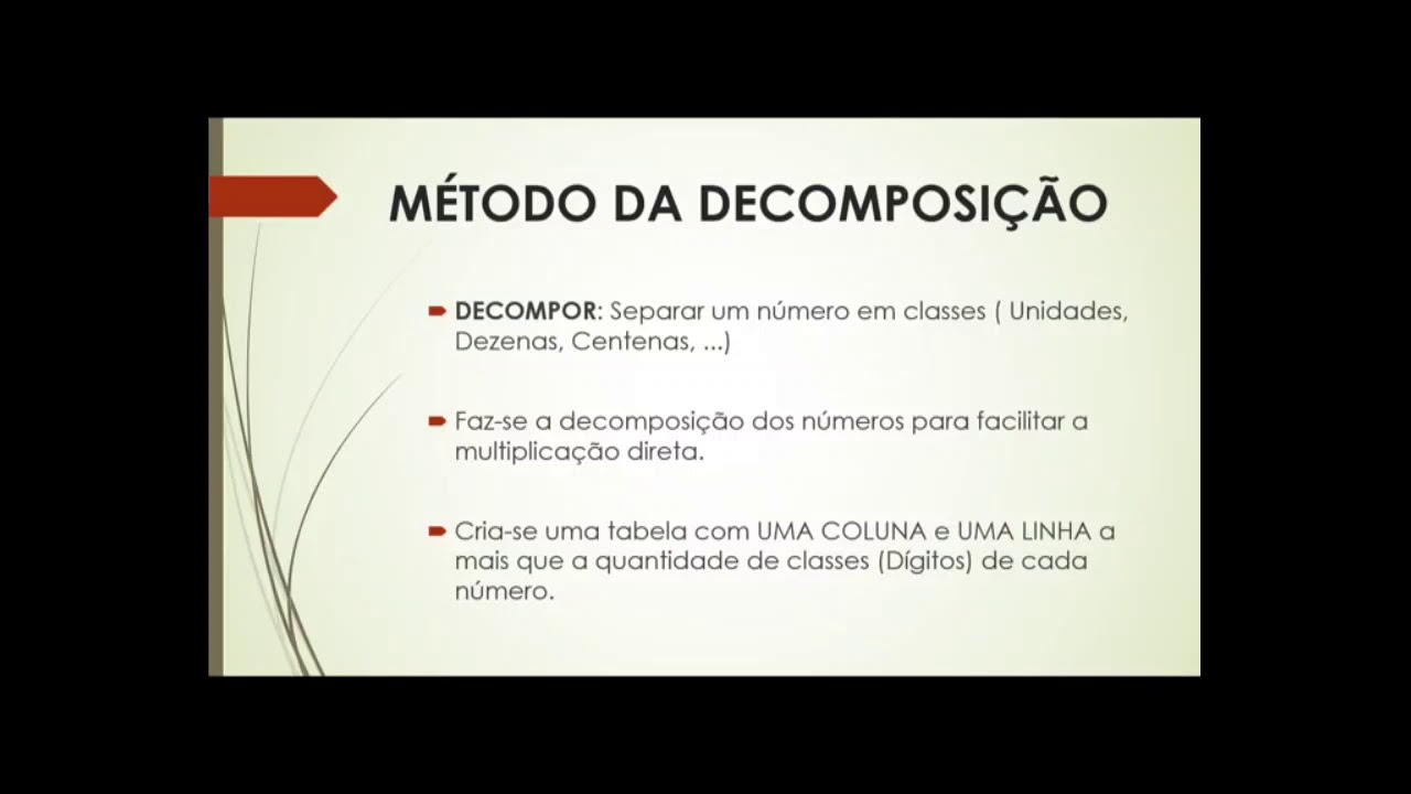 M&eacute;todo da Decomposi&ccedil;&atilde;o