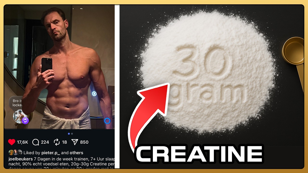Is De Creatine Dosering Van Joel Beukers 30g Per Dag Teveel?