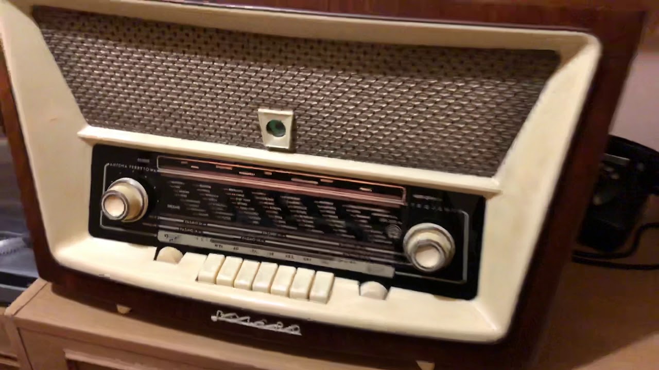 Radio lampowe ZRK Bolero i odbiór Polskiego Radia