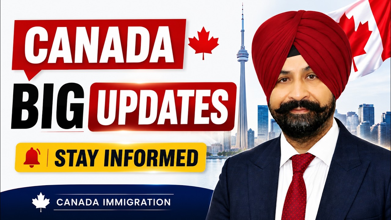 🇨🇦 Canada Big Updates 2026 | New Immigration Rules | Work Permit | Study Visa | PR News