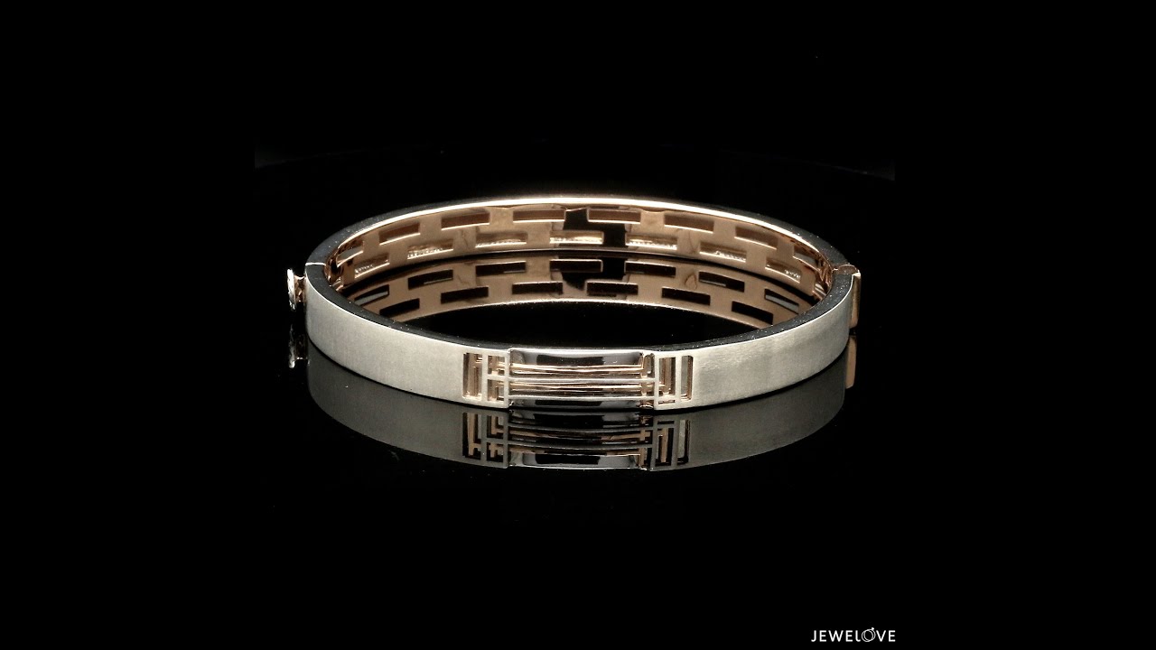 Men of Platinum | Rose Gold Bracelet for Men JL PTB 1203 - Jewelove