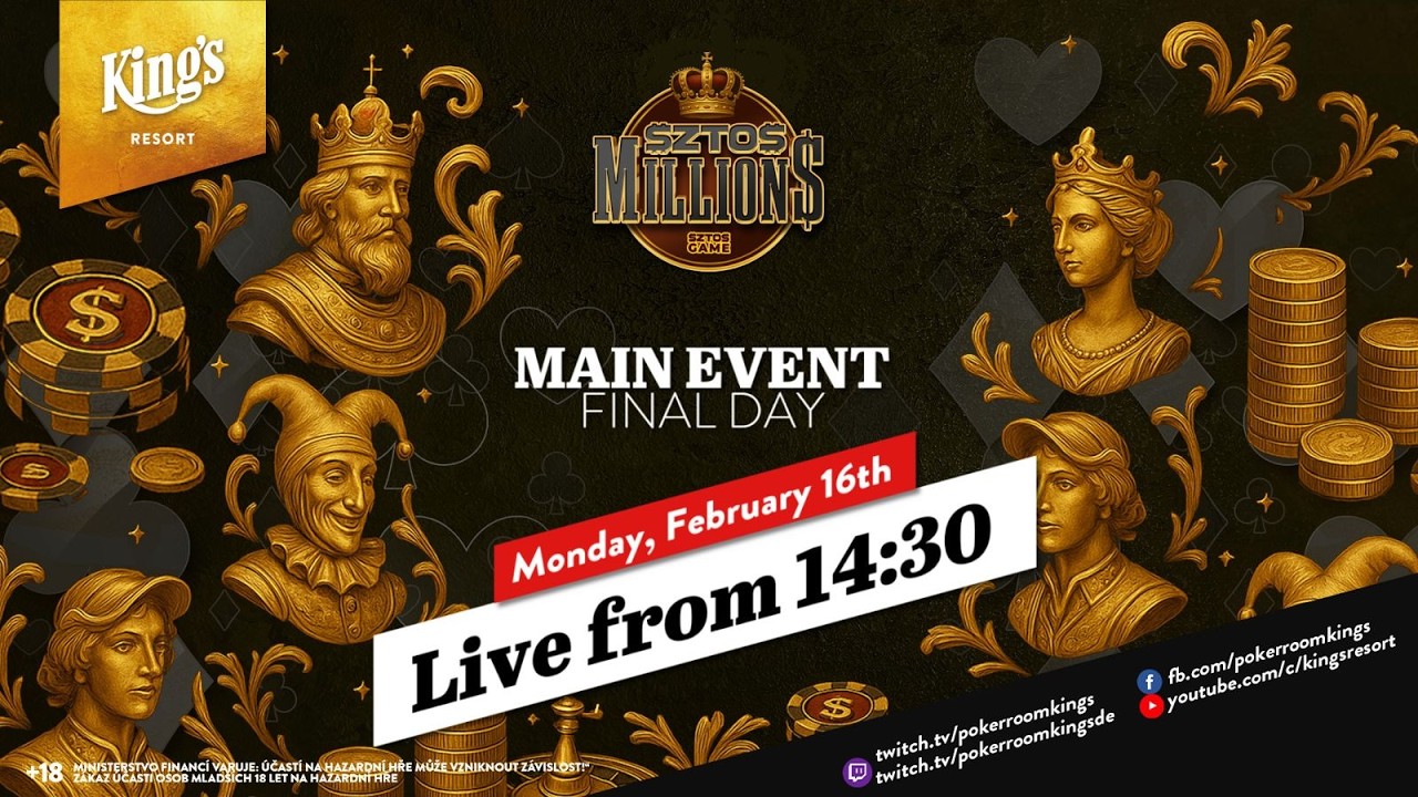 🇩🇪 👑 Finaltag des €250 $ZTO$ MILLION$ NLH Main Event @ King's Resort! - 🎙