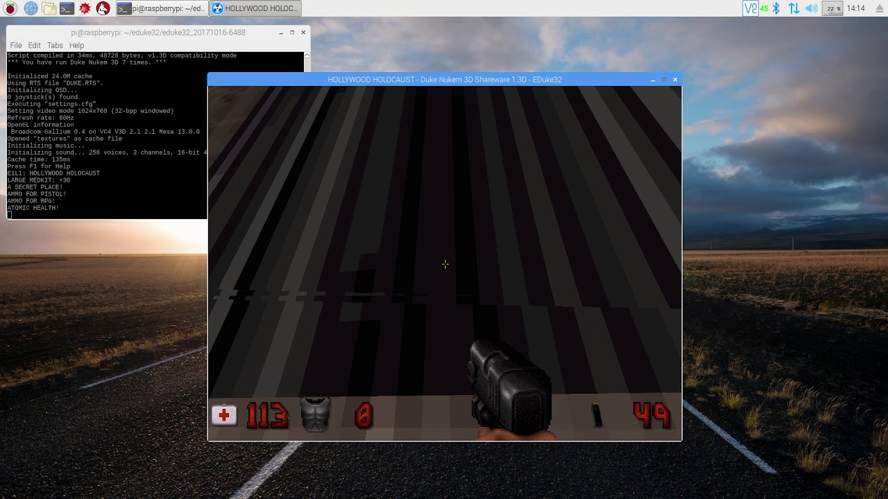 Raspberry Pi - Duke Nukem - EDuke32
