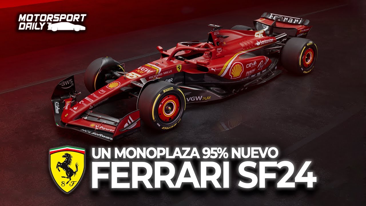 El FERRARI SF-24 de F1 ya RUEDA en FIORANO | Un MONOPLAZA 95% NUEVO y con DESARROLLO por DELANTE