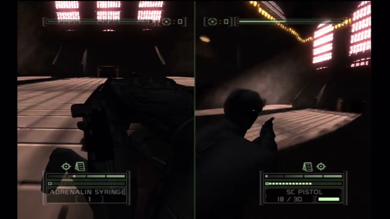 Splinter Cell Chaos Theory Bloopers: Co op Campaign - Split Screen