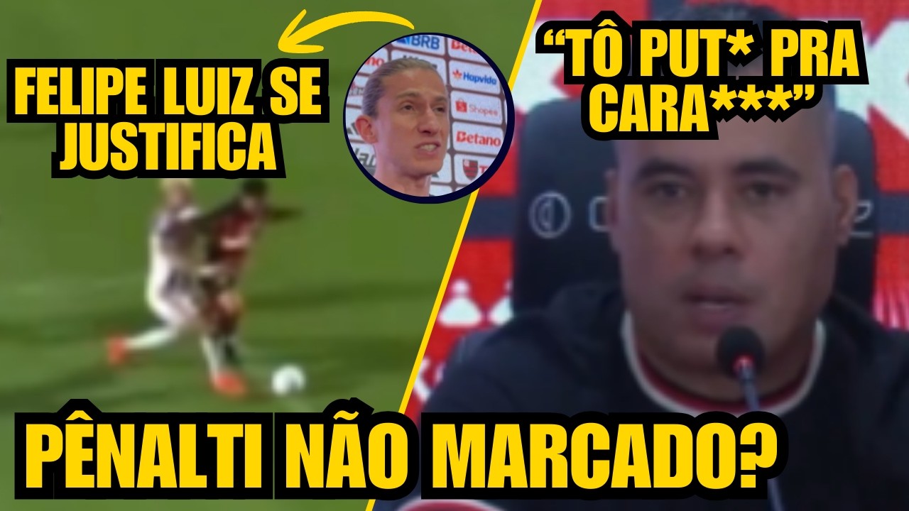 🚨TÉCNICO DO VITÓRIA DESABAFA!! E FELIPE LUIZ JUSTIFICA RENDIMENTO DO FLAMENGO NO BRASILEIRÃO!
