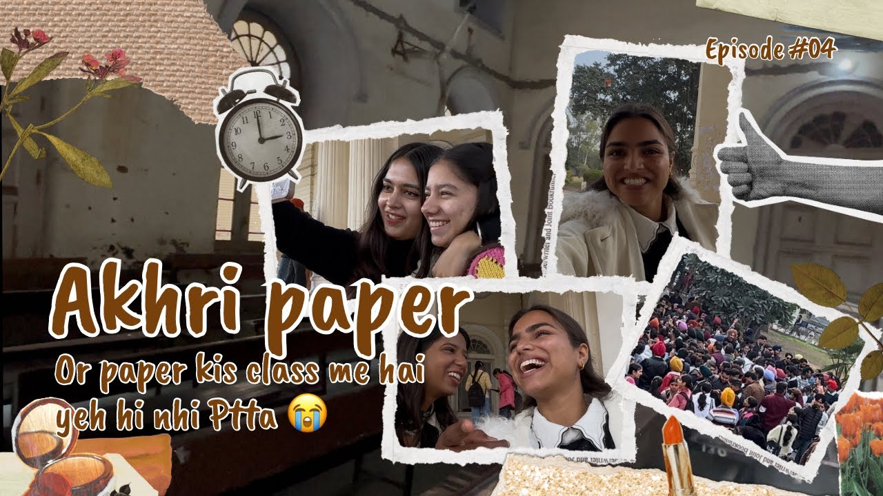 ￼￼￼finally akhri paper hai aaj or kand to hona hi tha 🤣🤌| but mai emotional ho gi 🥹￼