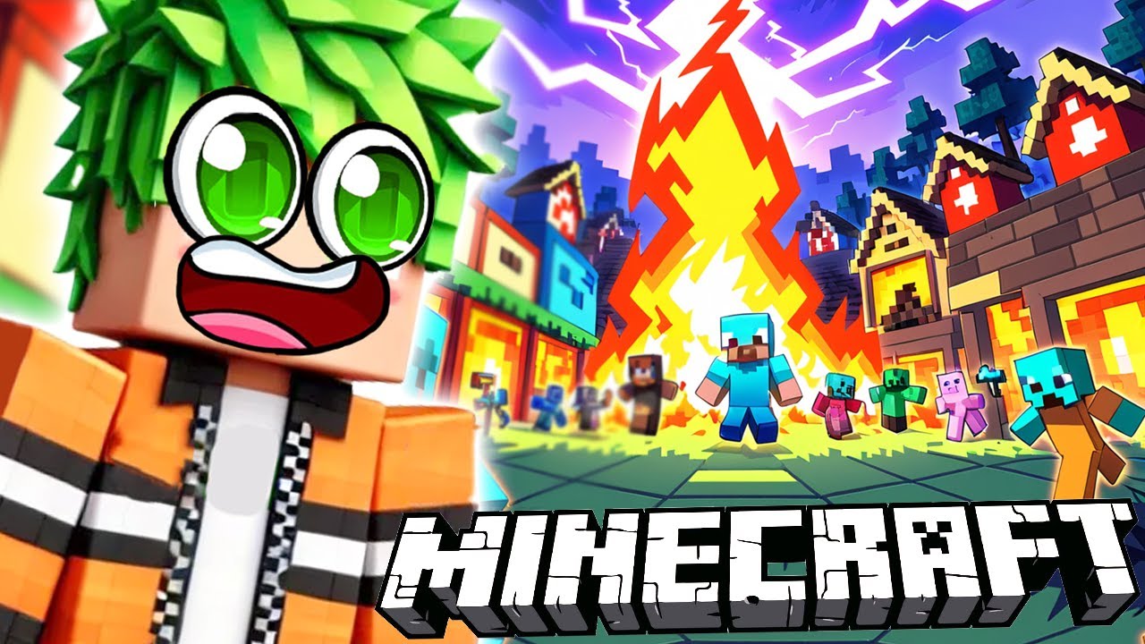 HEROBRINE ZNISZCZYŁ CAŁĄ WIOSKĘ w MINECRAFT ?! ⛏️🏘️🔥