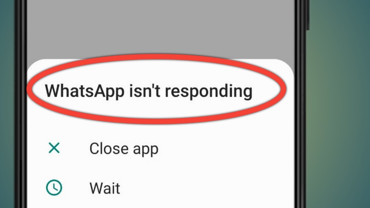 How To Fix Whatsapp Not Responding