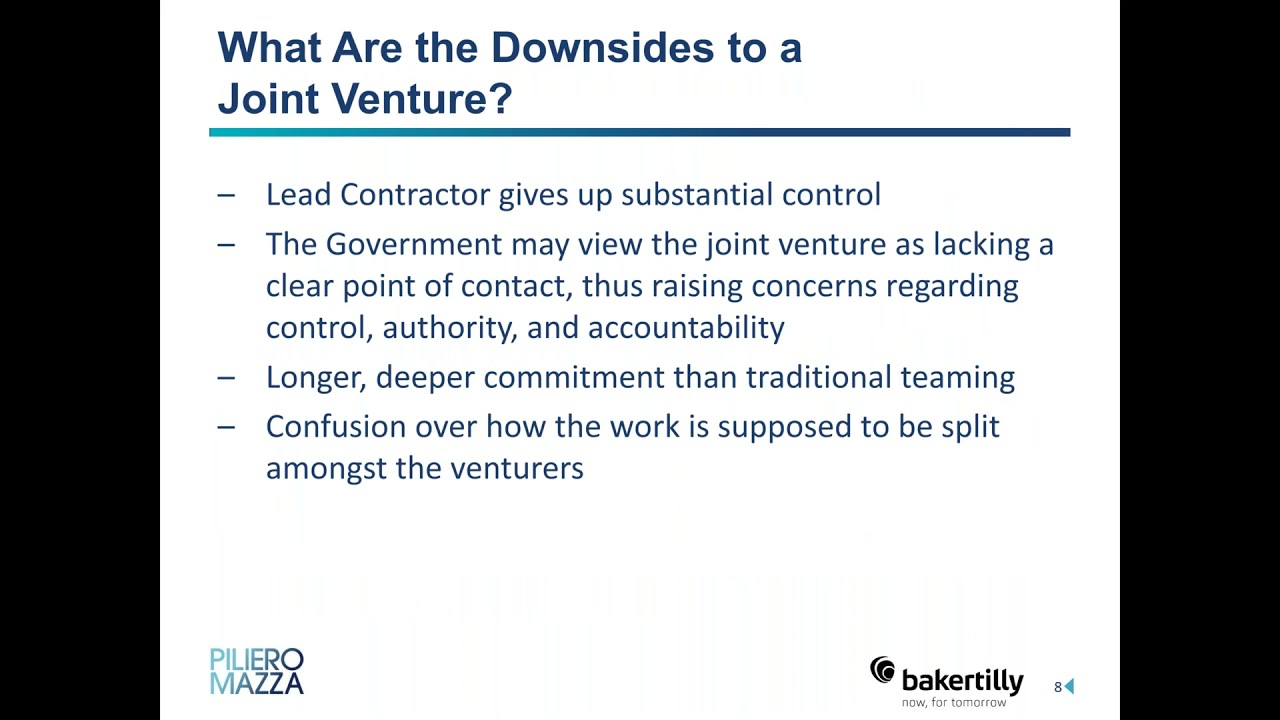 Roadmap to Joint Venture Agreements: Legal and Accounting Considerations
