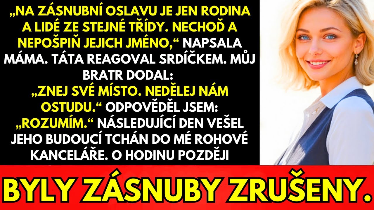 Na Zásnubách Mě Označili Za Nehodnou—Dokud Nevstoupil Do Mé Kanceláře