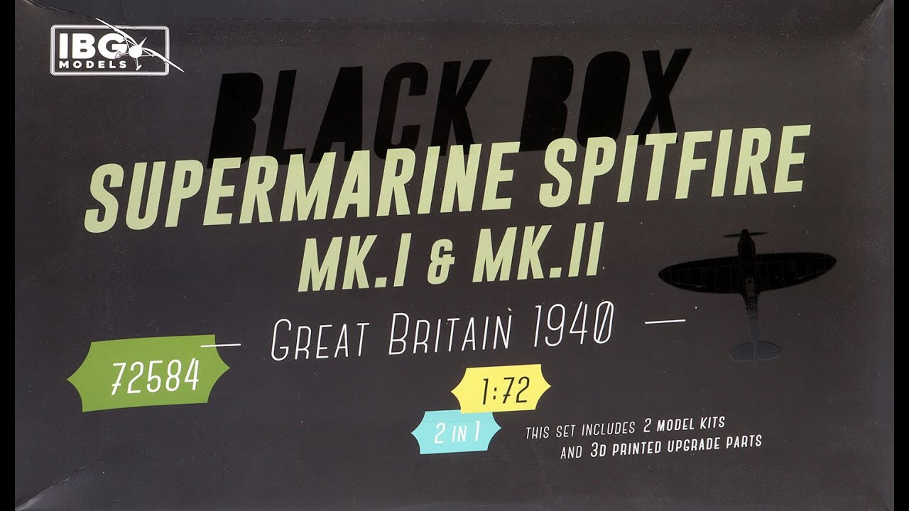 HyperScale Video Workshop No. 239. IBG Spitfire Mk.I / II Black Box Sprue Tour