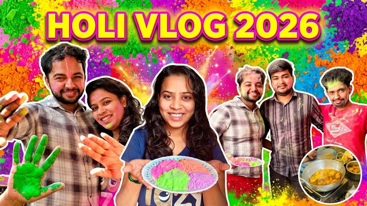 A New Beginning... ❤️ My First Holi Vlog 🎨 | Rakhi Vlogs #Holi #holivlog2026