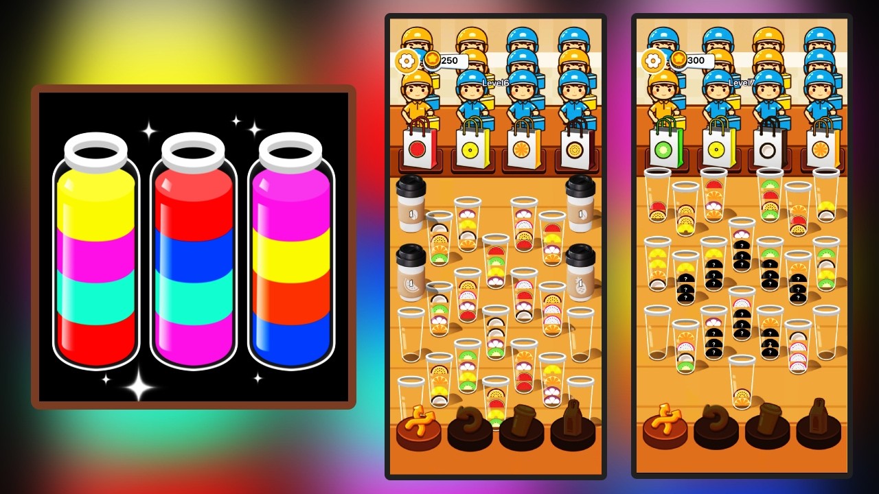 Order Crazy: Water Sort Puzzle Gameplay