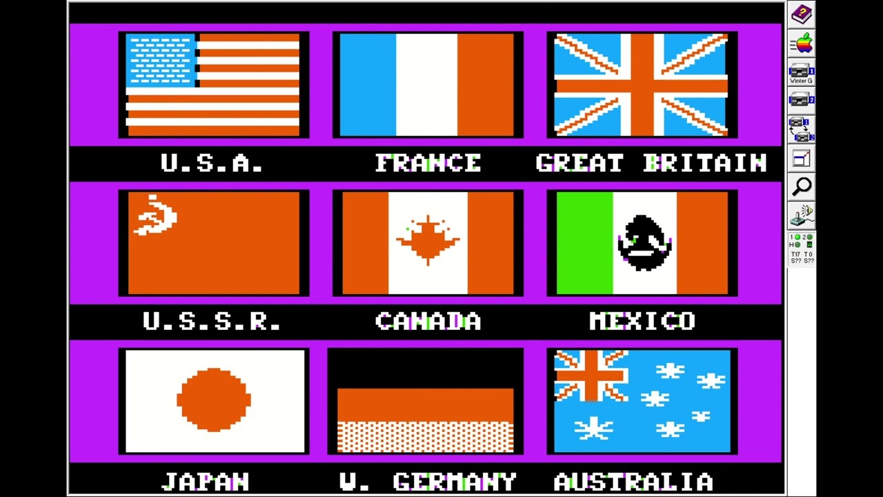 Winter Games - 1985 - Apple II