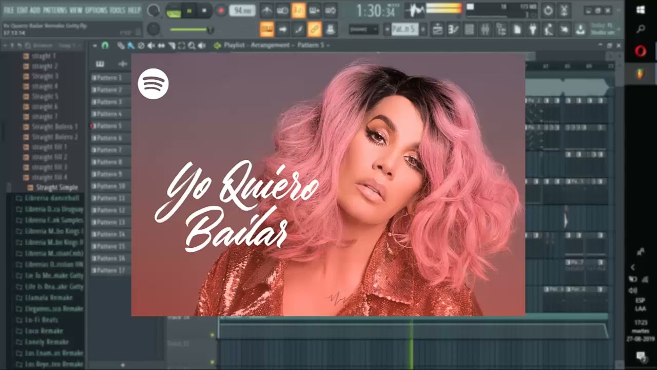 Ivy Queen - Yo Quiero Bailar (Instrumental/Remake) (Prod. By Gvtty The BeatMaker) FL STUDIO 20